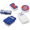 Confezione da 5 ciondoli Jibbitz NBA Los Angeles Clippers Confezione da 5 ciondoli Jibbitz NBA Los Angeles Clippers