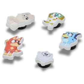 Confezione da 5 ciondoli Jibbitz per scarpe Bluey