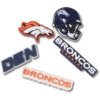 Confezione da 5 ciondoli Jibbitz™ per scarpe dei Denver Broncos della NFL Confezione da 5 ciondoli Jibbitz™ per scarpe dei Denver Broncos della NFL