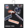 Confezione da 5 ciondoli Jibbitz™ per scarpe dei Denver Broncos della NFL Confezione da 5 ciondoli Jibbitz™ per scarpe dei Denver Broncos della NFL
