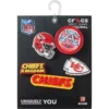 Confezione da 5 ciondoli Jibbitz™ per scarpe dei Kansas City Chiefs della NFL Confezione da 5 ciondoli Jibbitz™ per scarpe dei Kansas City Chiefs della NFL