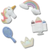 Confezione da 5 ciondoli Jibbitz Pretty Princess Confezione da 5 ciondoli Jibbitz Pretty Princess