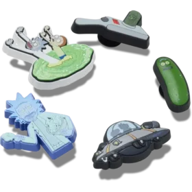 Confezione da 5 ciondoli Jibbitz™ Rick and Morty