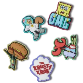 Confezione da 5 ciondoli Jibbitz™ Spongebob