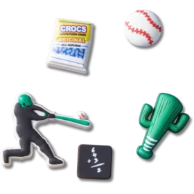 Confezione da 5 ciondoli Jibbitz “Squadra di baseball”