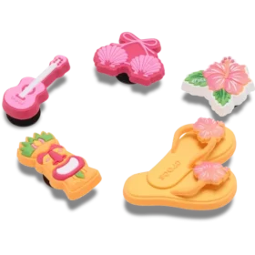 Confezione da 5 ciondoli Jibbitz™ Tiki Vacation