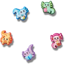 Confezione da 5 ciondoli Jibbitz™ Tiny Axolotls