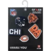 Confezione da 5 ciondoli per scarpe Jibbitz™ dei Chicago Bears della NFL