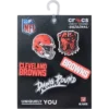 Confezione da 5 ciondoli per scarpe Jibbitz™ dei Cleveland Browns della NFL