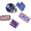 Confezione da 5 ciondoli per scarpe Jibbitz™ dei New York Giants della NFL
