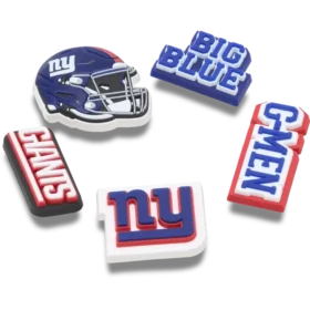 Confezione da 5 ciondoli per scarpe Jibbitz™ dei New York Giants della NFL
