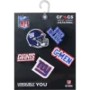 Confezione da 5 ciondoli per scarpe Jibbitz™ dei New York Giants della NFL