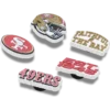 Confezione da 5 ciondoli per scarpe Jibbitz™ dei San Francisco 49ers della NFL
