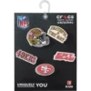 Confezione da 5 ciondoli per scarpe Jibbitz™ dei San Francisco 49ers della NFL