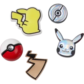 Confezione da 5 ciondoli per scarpe Jibbitz™ “Elevated Pokémon” Confezione da 5 ciondoli per scarpe Jibbitz™ “Elevated Pokémon”