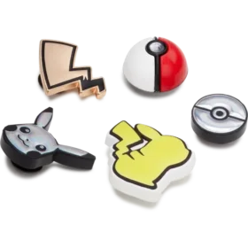 Confezione da 5 ciondoli per scarpe Jibbitz™ “Elevated Pokémon” Confezione da 5 ciondoli per scarpe Jibbitz™ “Elevated Pokémon”