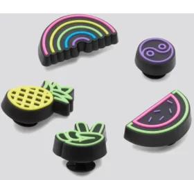 Confezione da 5 ciondoli per scarpe Jibbitz “Lights up Fun” Confezione da 5 ciondoli per scarpe Jibbitz “Lights up Fun”