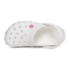 Crocband Stretch Necklace Clog “White Multi”