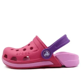 Crocs Classic Clog per bambini – Sandali sportivi “Rosso Rosa Viola”