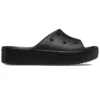 Crocs con zeppa “Black”