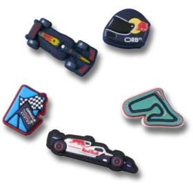 Crocs Oracle Red Bull Racing, confezione da 5 ciondoli Jibbitz™ per scarpe