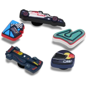 Crocs Oracle Red Bull Racing, confezione da 5 ciondoli Jibbitz™ per scarpe