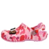 Crocs x A Bathing Ape Zoccolo “Carnation”