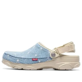 Crocs x Levi’s Sashiko All-Terrain Zoccolo “Bone Blue”