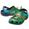 Crocs x Minecraft Zoccolo “Green Black”
