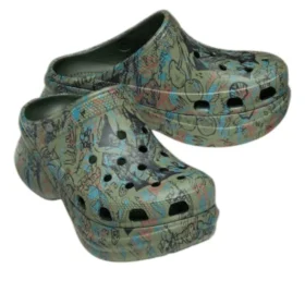 Crocs x Mowalola Classic Bae Zoccolo “Forest”