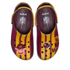 Crocs x NFL Classic Clog Washington Commanders “Burgundy Gold”