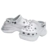 Crocs x SMFK Bae Zoccolo “Silver Glitter”