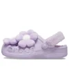 Fuzz-Lined Baya Strap Singles Day “Viola-Bianco”