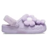 Fuzz-Lined Baya Strap Singles Day “Viola-Bianco”
