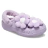 Fuzz-Lined Baya Strap Singles Day “Viola-Bianco”