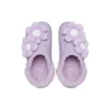Fuzz-Lined Baya Strap Singles Day “Viola-Bianco”