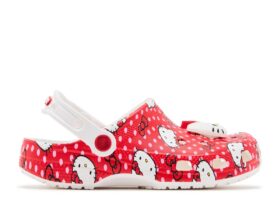 Hello Kitty x Classic Clog per bambini ‘Red Polka Dots’