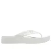 Infradito con plateau Baya “White”