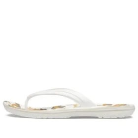 Infradito con stampa Crocband “White Tan”