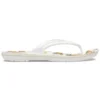 Infradito con stampa Crocband “White Tan”