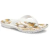 Infradito con stampa Crocband “White Tan”