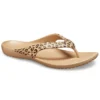Infradito Kadee II con stampa leopardata Marrone