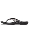 Infradito stampate Kadee 2 “Floral Black”