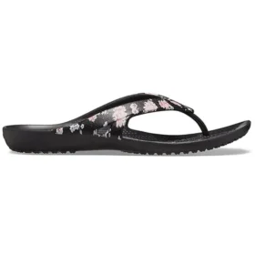 Infradito stampate Kadee 2 “Floral Black”