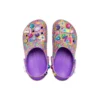 Lisa Frank x Classic Clog “Neon Purple Multi Hearts”