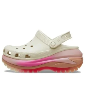 Mega Crush Color Dip Clog “Bianco Rosa”