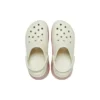 Mega Crush Color Dip Clog “Bianco Rosa”