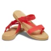Pantofole casual rosso fuoco