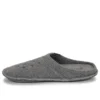 Pantofole classiche casual imbottite e calde, unisex, grigie