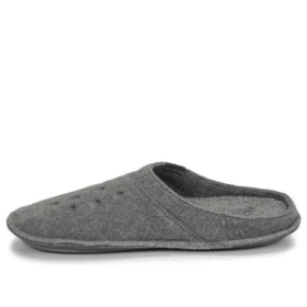 Pantofole classiche casual imbottite e calde, unisex, grigie